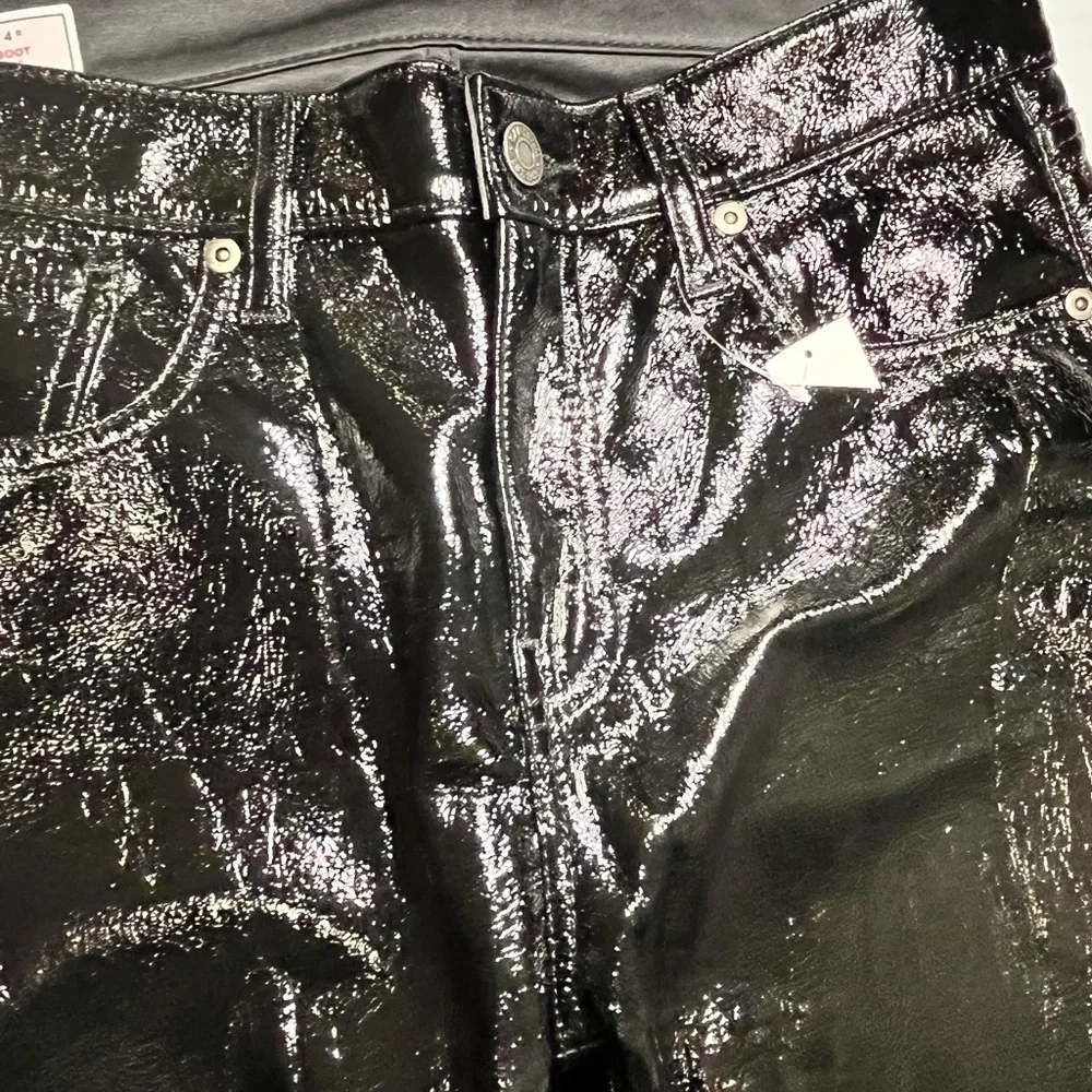 GAP Women's Shiny Black Boot Cut Jeans - Picture 5 of 8